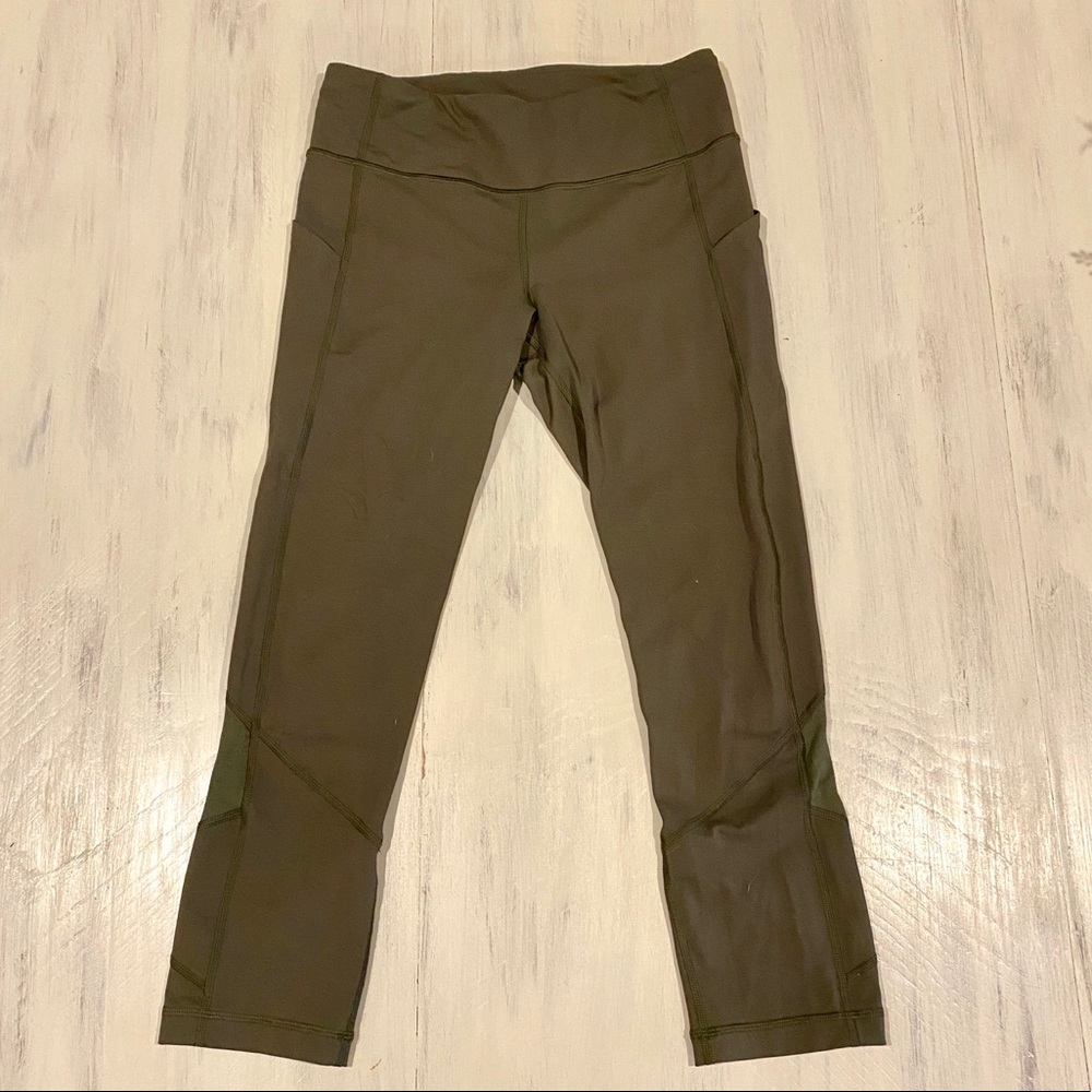 Lululemon olive green leggings
